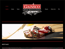 Tablet Screenshot of gainscoracing.com